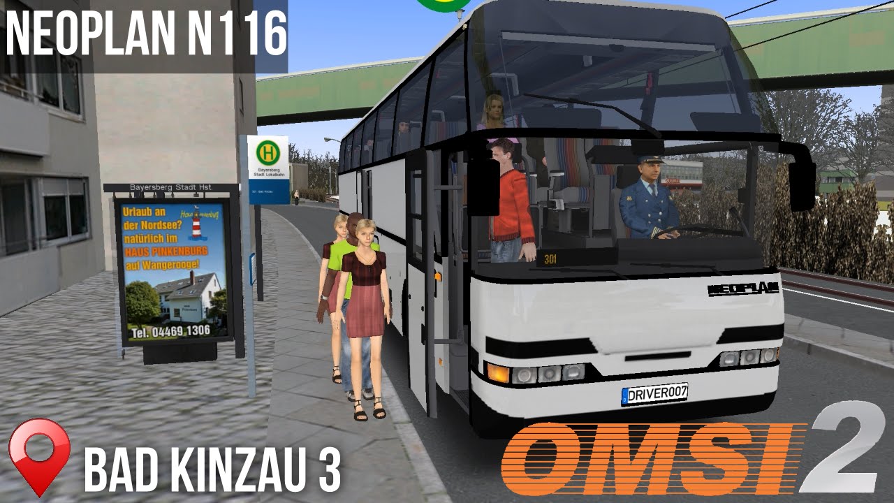 OMSI 2 - Bad Kinzau 3, Line 301, Neoplan N116-3HL