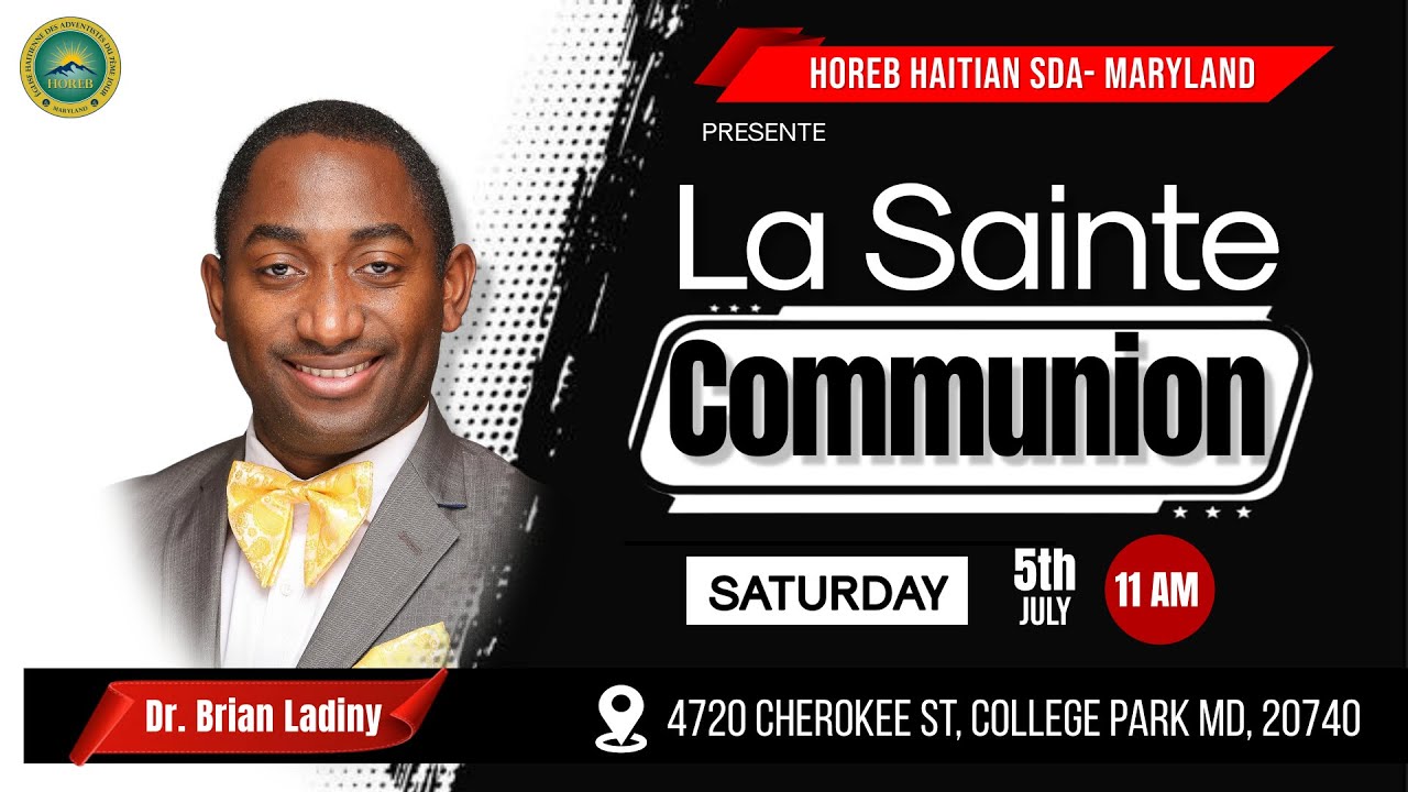 Communion Service | Service de Communion | Dr. Brian Ladiny 07/5/25