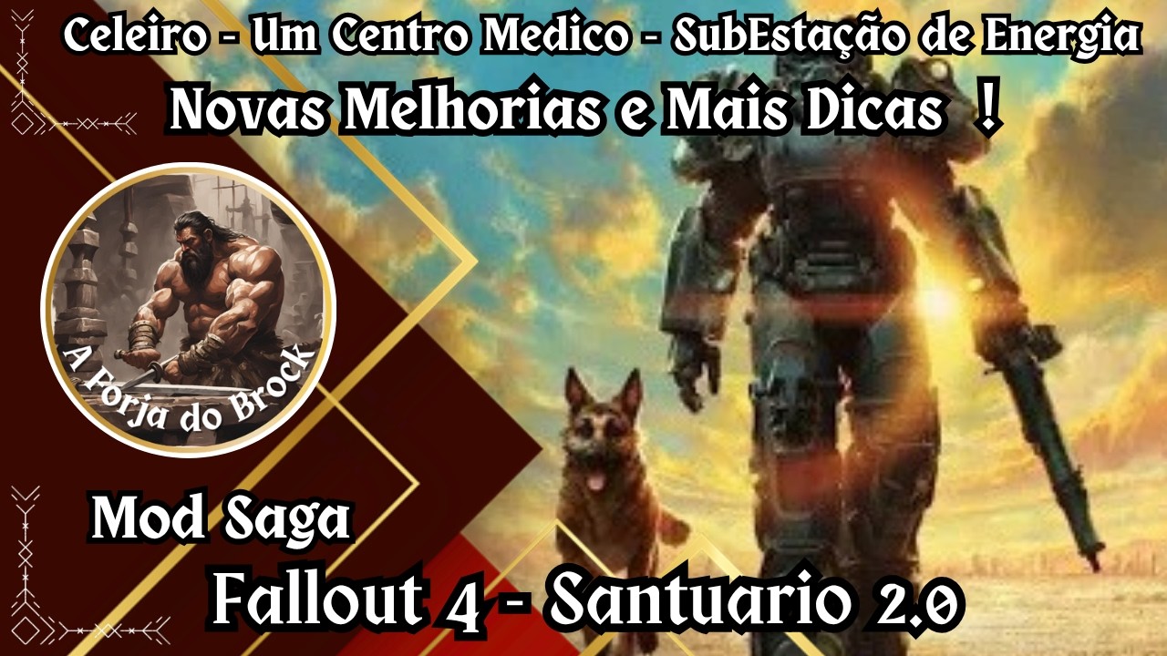 Mod Saga - Falout 4 - Melhorias no santuari 2.0 - Iluminaçlão e mais defesas