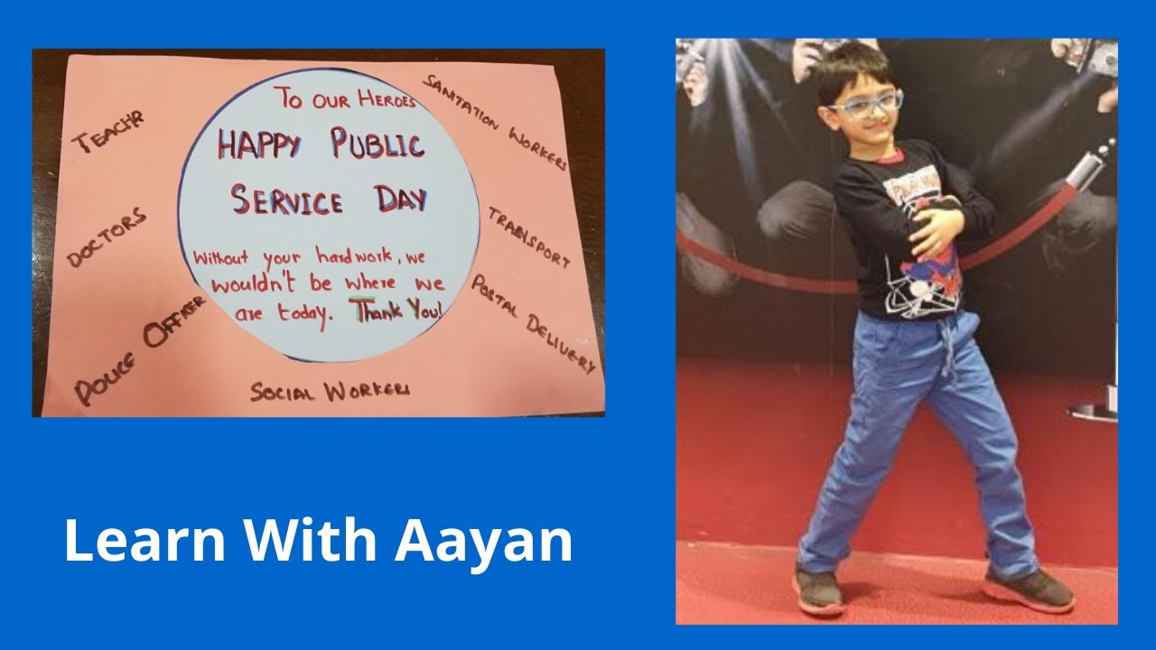 #timetosaythanks to public service workers/ Public service day 2020.