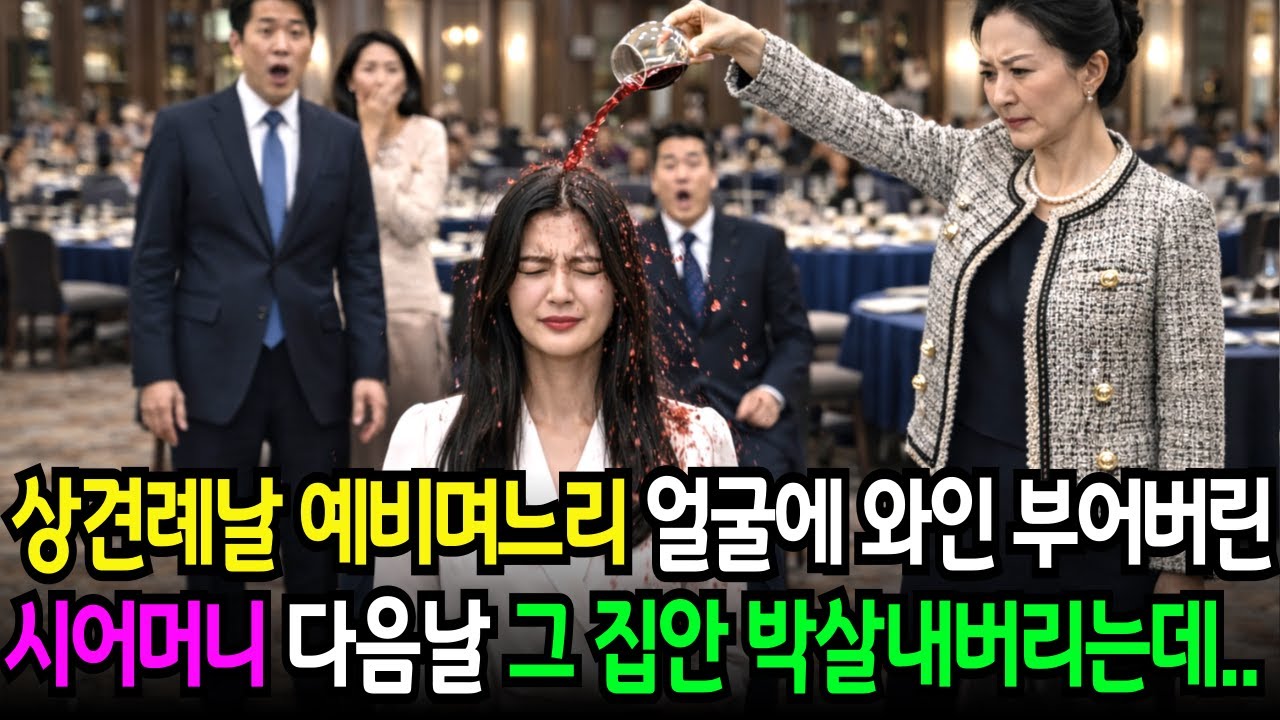 재벌회장 딸인줄 모르고 상견례자리에서 예비며느리 얼굴에 레드와인 부어버린 시어머니, 다음날 그 집안 박살내자 무릎꿇고 사정하는데..ㅣ노후사연ㅣ사연라디오ㅣ오디오북