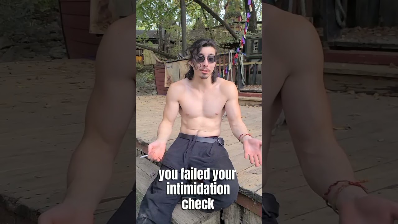D&D explain yourself: intimidation check #shorts