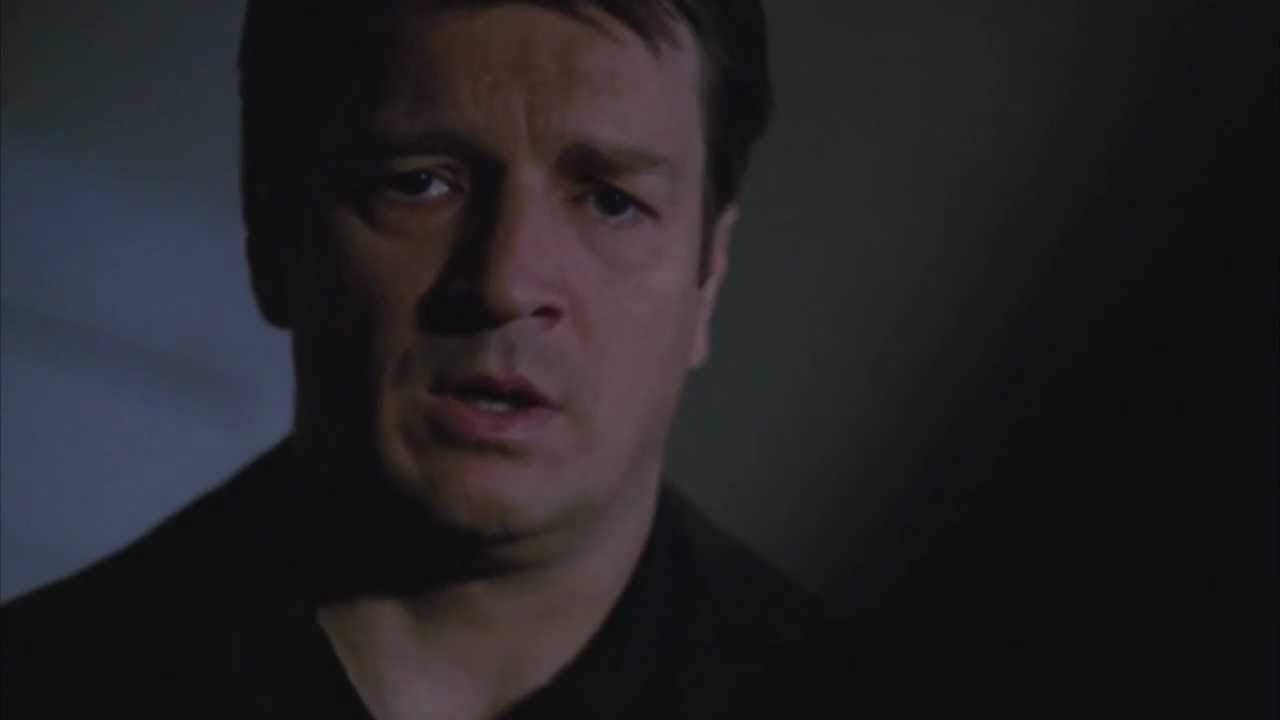 Castle - 5x15 'Target' Castle talks with the subject Kate asking about it Caskett HD/CC