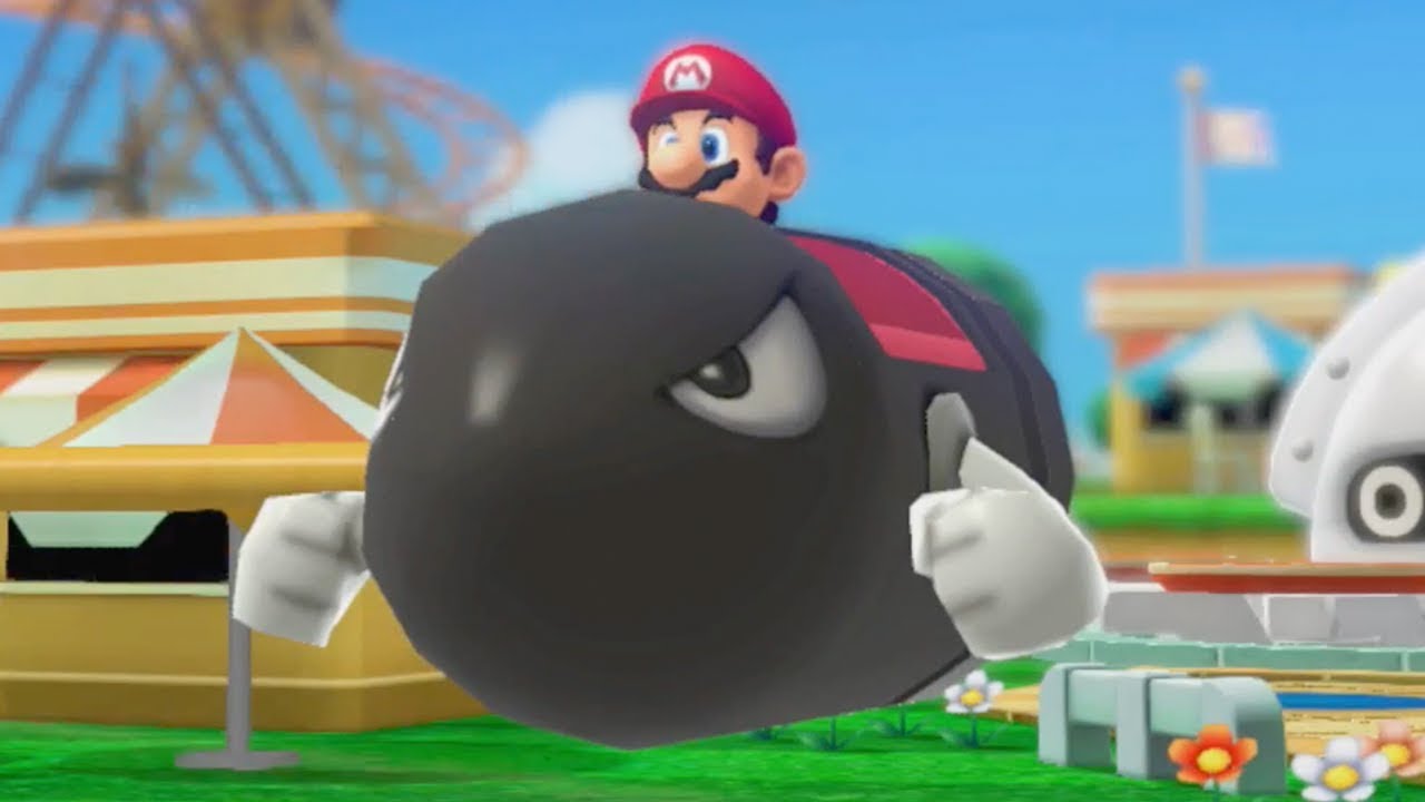 Mario Party 10 Party Mode - Mushroom Park - Mario vs Luigi vs Yoshi vs Toad