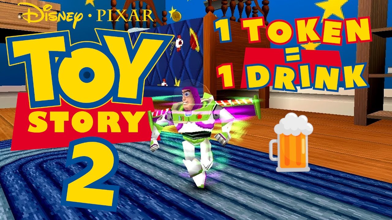 Toy Story 2 (ps1) Full Playthrough - All Tokens Drinking Game