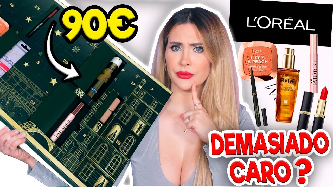 ¿💲90 L' OREAL? UNO DE LOS CALENDARIOS DE ADVIENTO MÁS CAROS ¿VALDRÁ LA PENA O SE PASARON?