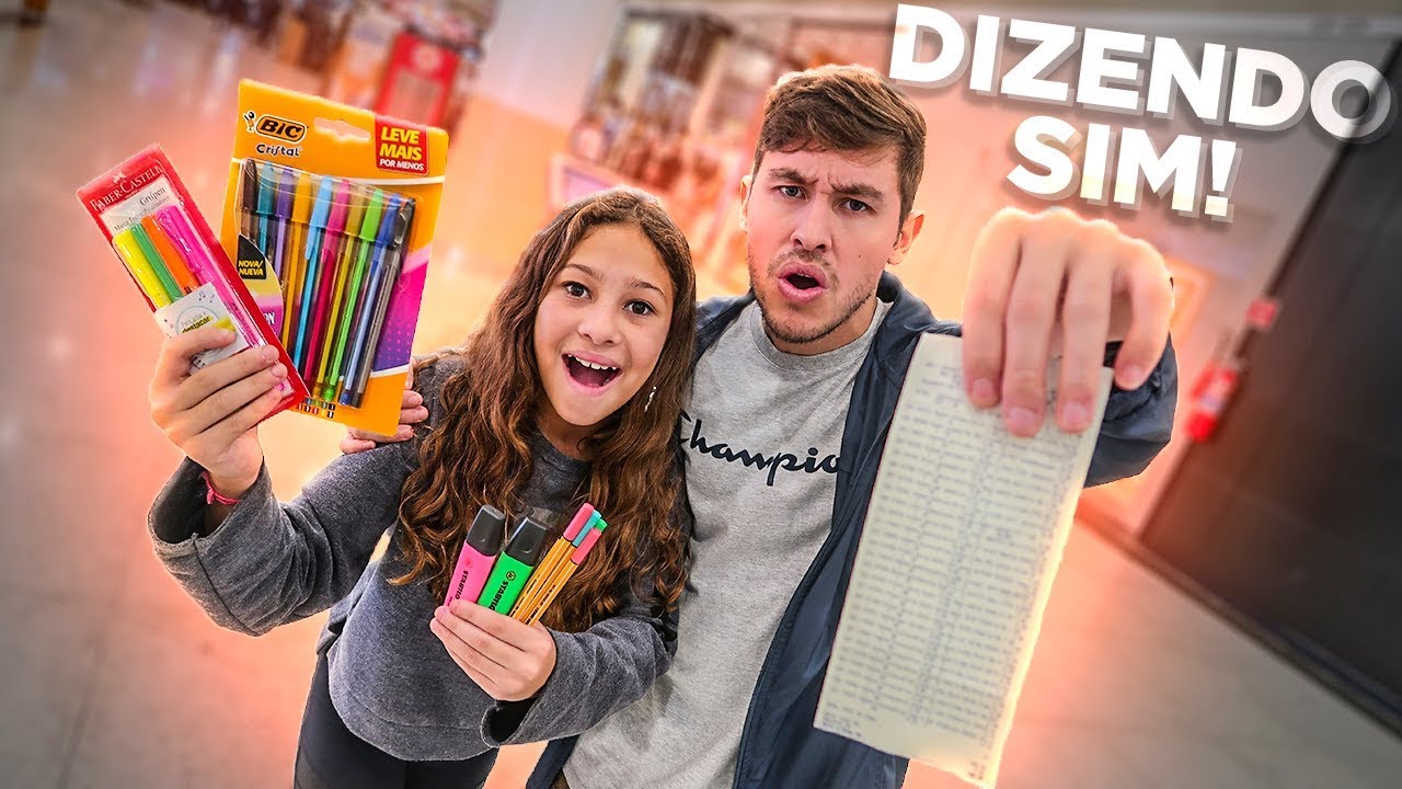 DIZENDO SIM PRA TUDO PRA MINHA IRMÃ *material escolar*