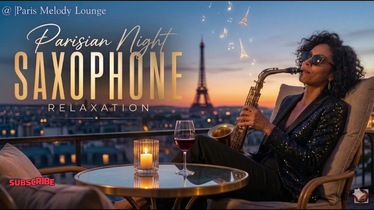 🎶 Moonlight Sax Jazz 🌙 Relaxing Night Music for Stress Relief & Peaceful Evenings