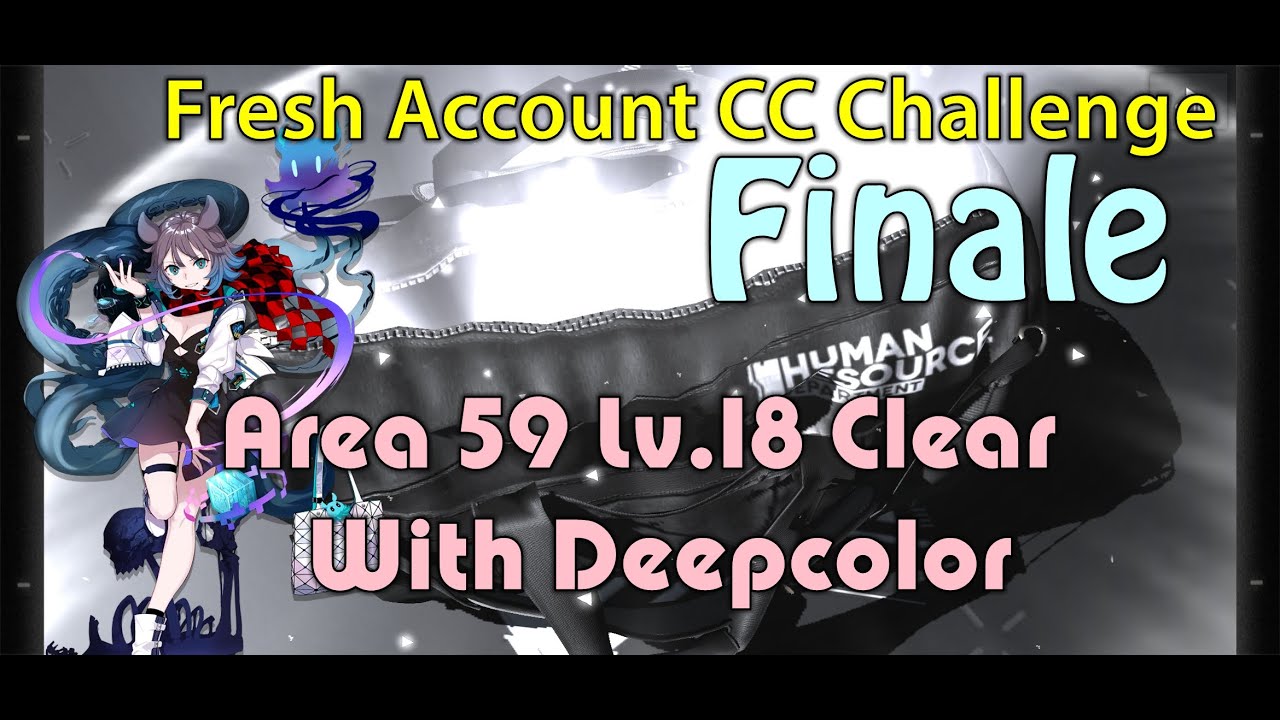 Fresh Account CC Challenge Conclusion - Area 59 Lv.18 Clear
