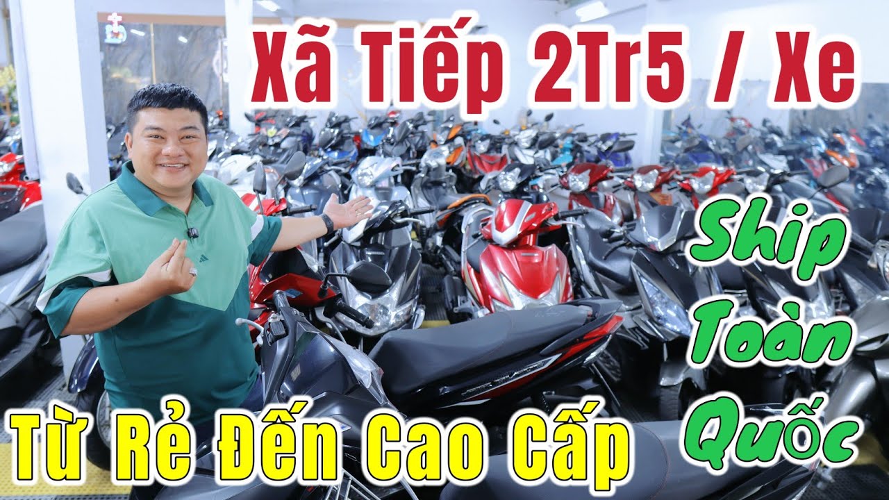 Anh Huy Liên Tiếp Xả Toàn Xe Siêu Rẻ Xe Nhật Từ 2Tr5 Có Cả Xe Điện Đến SH 350 Tại Huy Hùng Phát