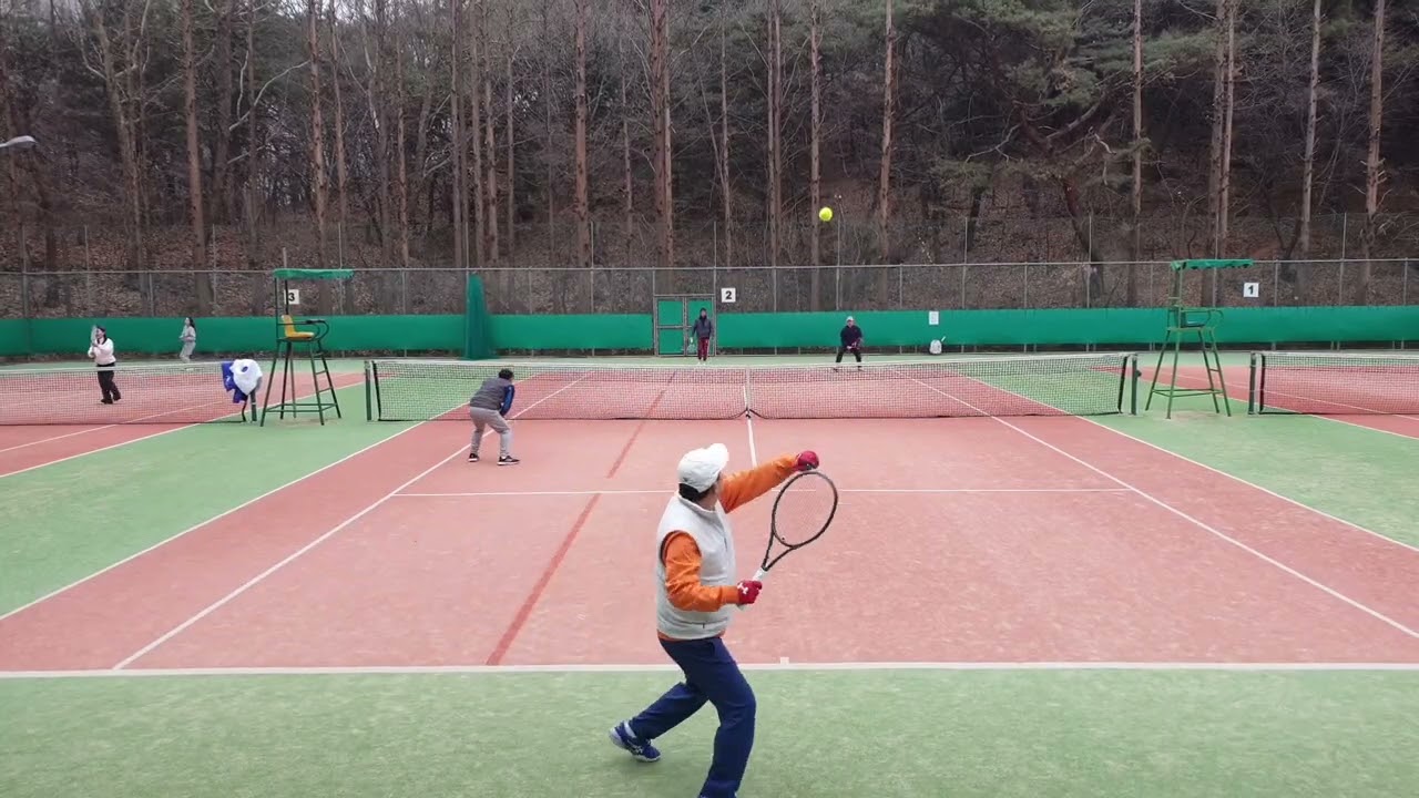 20260118 1355 고양시 백석테니스코트 복식 (jh+gy vs kj+js)