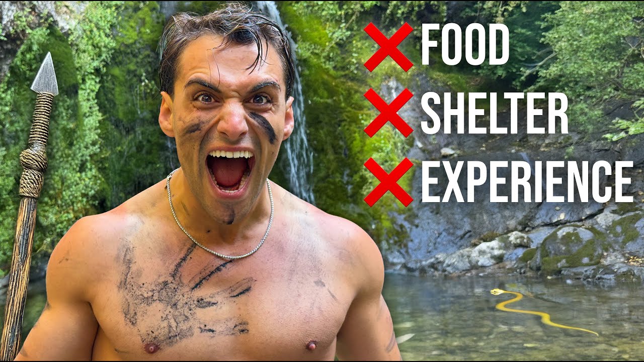 I Survived in the WILD with NO Experience for 24 Hours