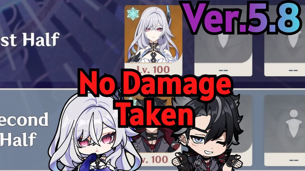 【原神】Ver.5.8 スカーク＆リオセスリの両単騎で螺旋12層 ☆9クリア / Ver.5.8 Spiral Abyss Floor 12 Skirk ＆ Wriothesley ☆9 Stars