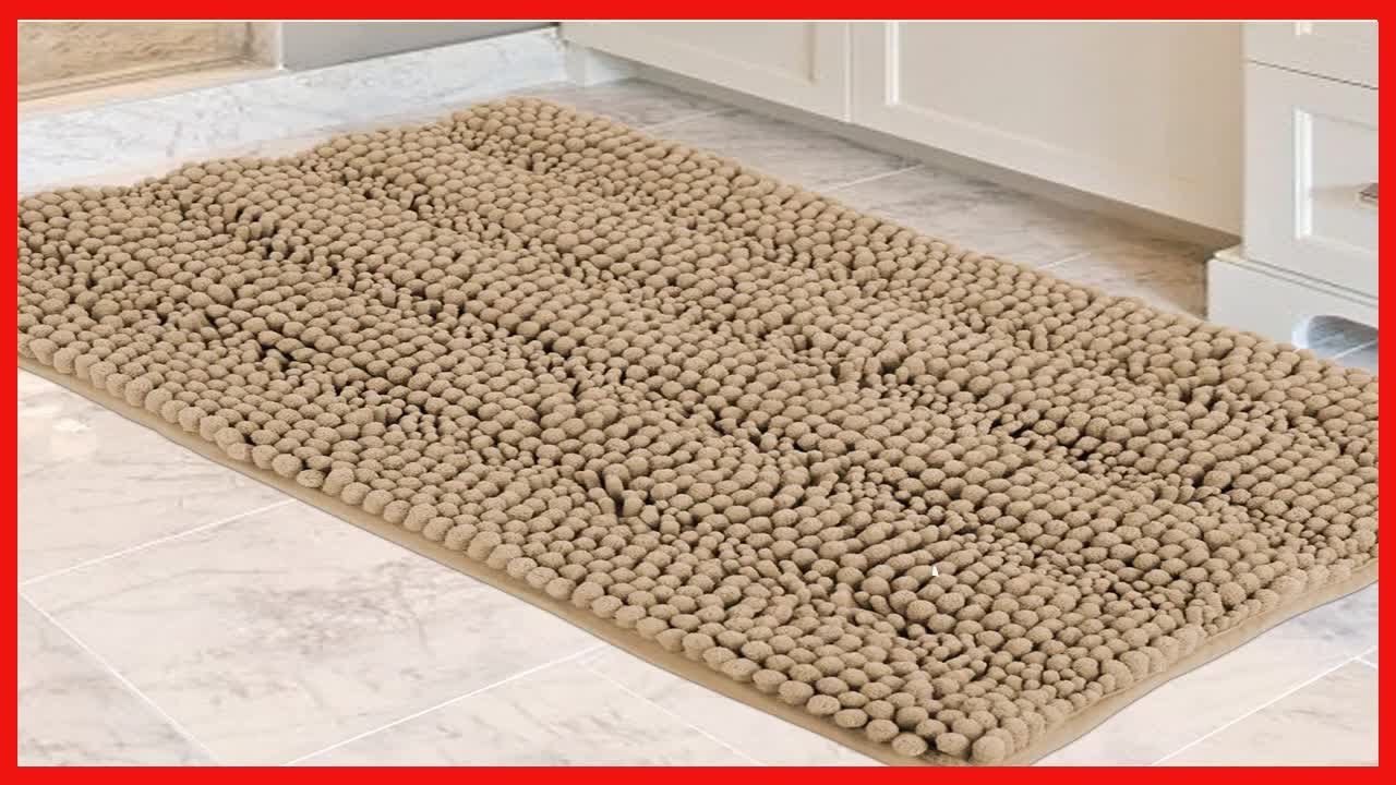Experience Ultimate Comfort with Our Thick Chenille Bath Rug