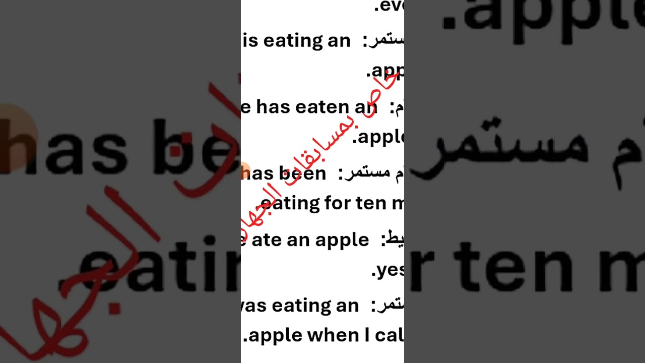 تصريفات الأفعال الشاذة و ازاي بحول كل فعل في ال ١٢ زمن (مضارع، ماضي،مستقبل) البريد و تربية وتعليم