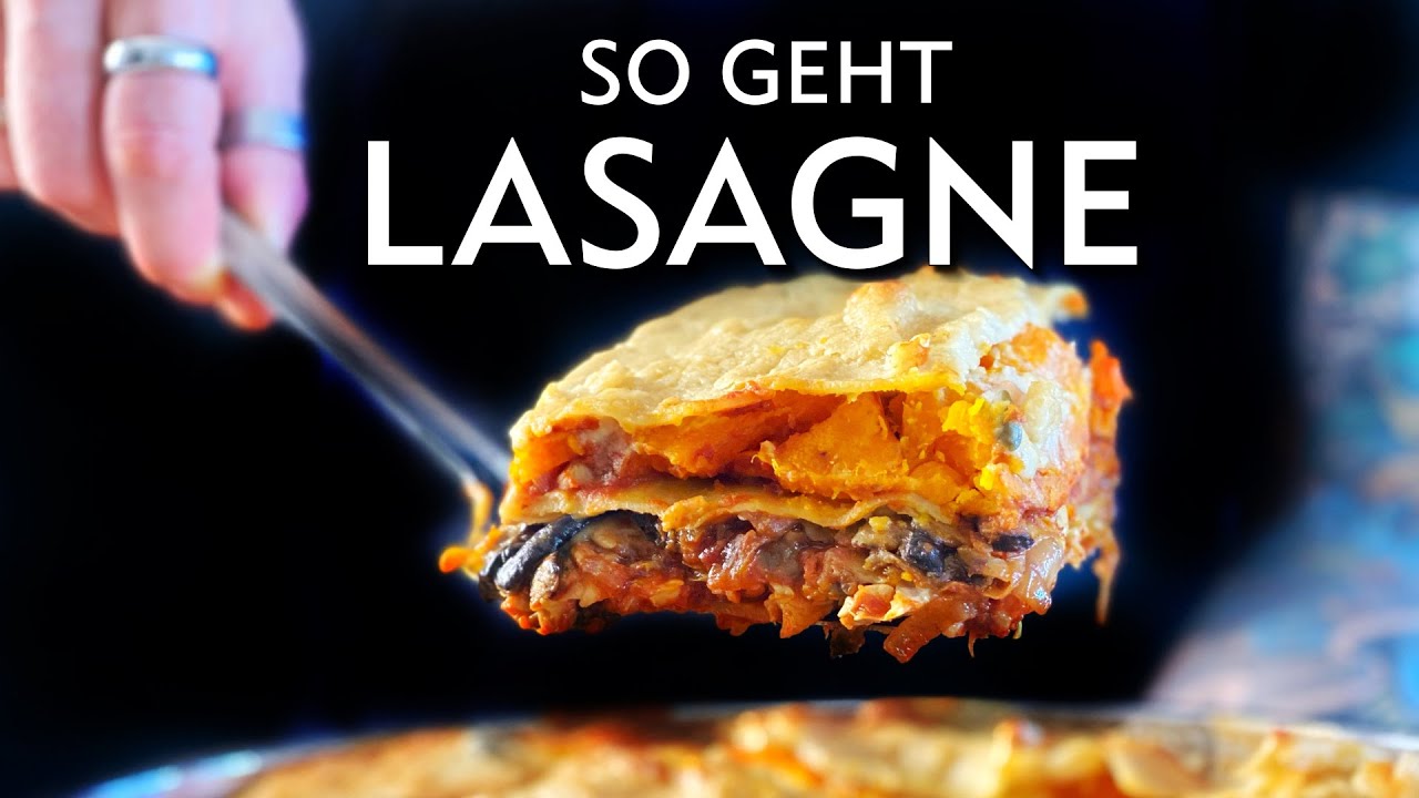 Die ultimative Kürbis Lasagne die JEDER kennen sollte