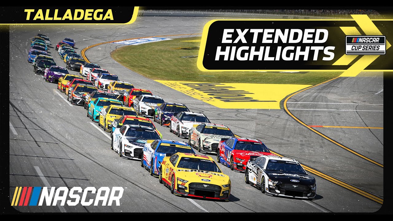 Talladega ends in wild photo finish | NASCAR Cup Series Extended Highlights