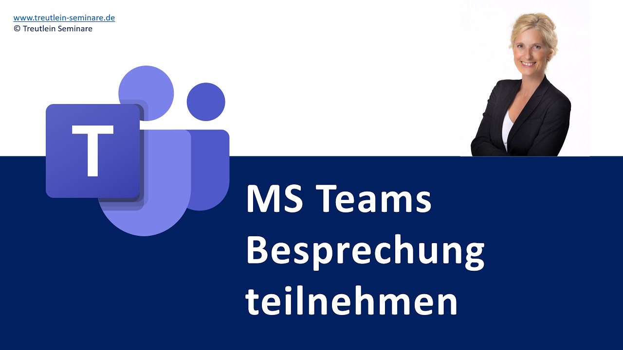 MS Teams Besprechung teilnehmen | Microsoft E-Learning Microsoft Teams auf Deutsch