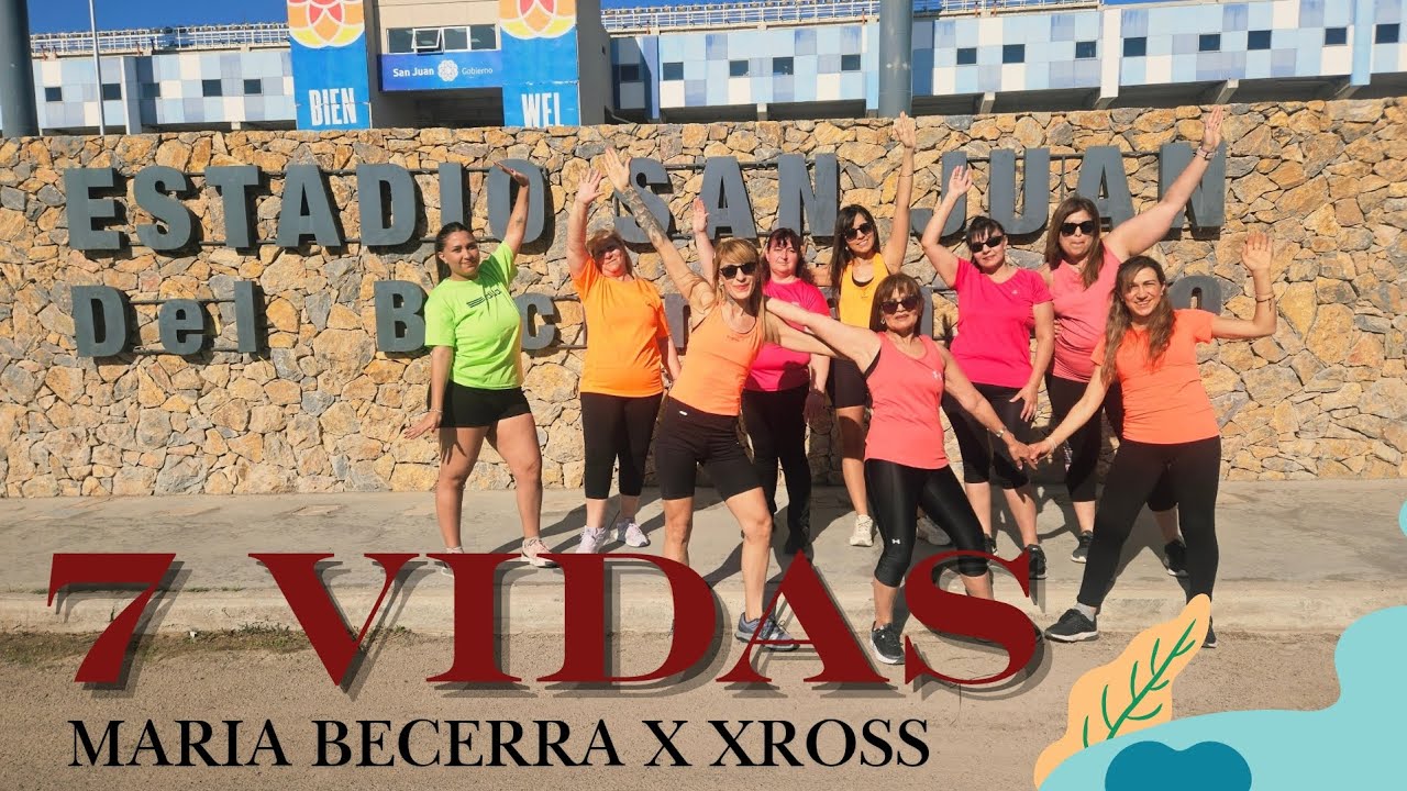 7 VIDAS - María becerra x Xross. - Coreografía zumba. | Eli molina. 💥