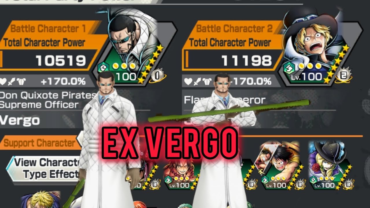 LEVEL 100 VERGO GAMEPLAY 2025#gaming #ウタ ##opbr #onepiecebountyrush #vergo #onepiece 