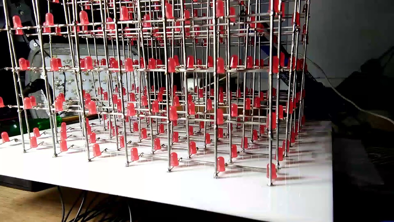 Led cube #pixel #ledpixel #ws2811 led #teztech pixel led