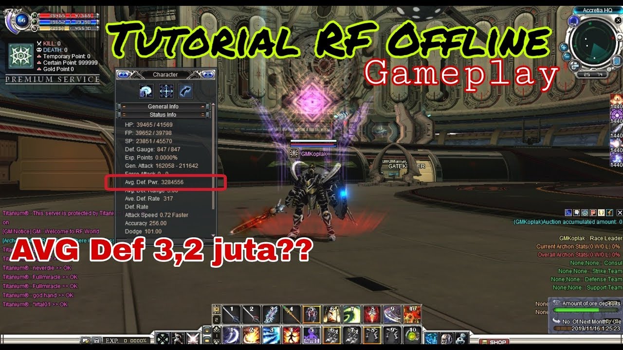 Tutorial RF Offline 2019 GM Mode #1