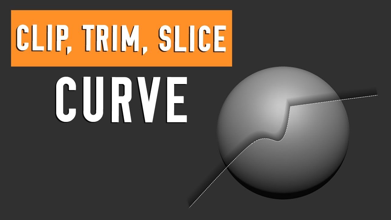 ZBrush's Clip, Trim, and Slice Curves