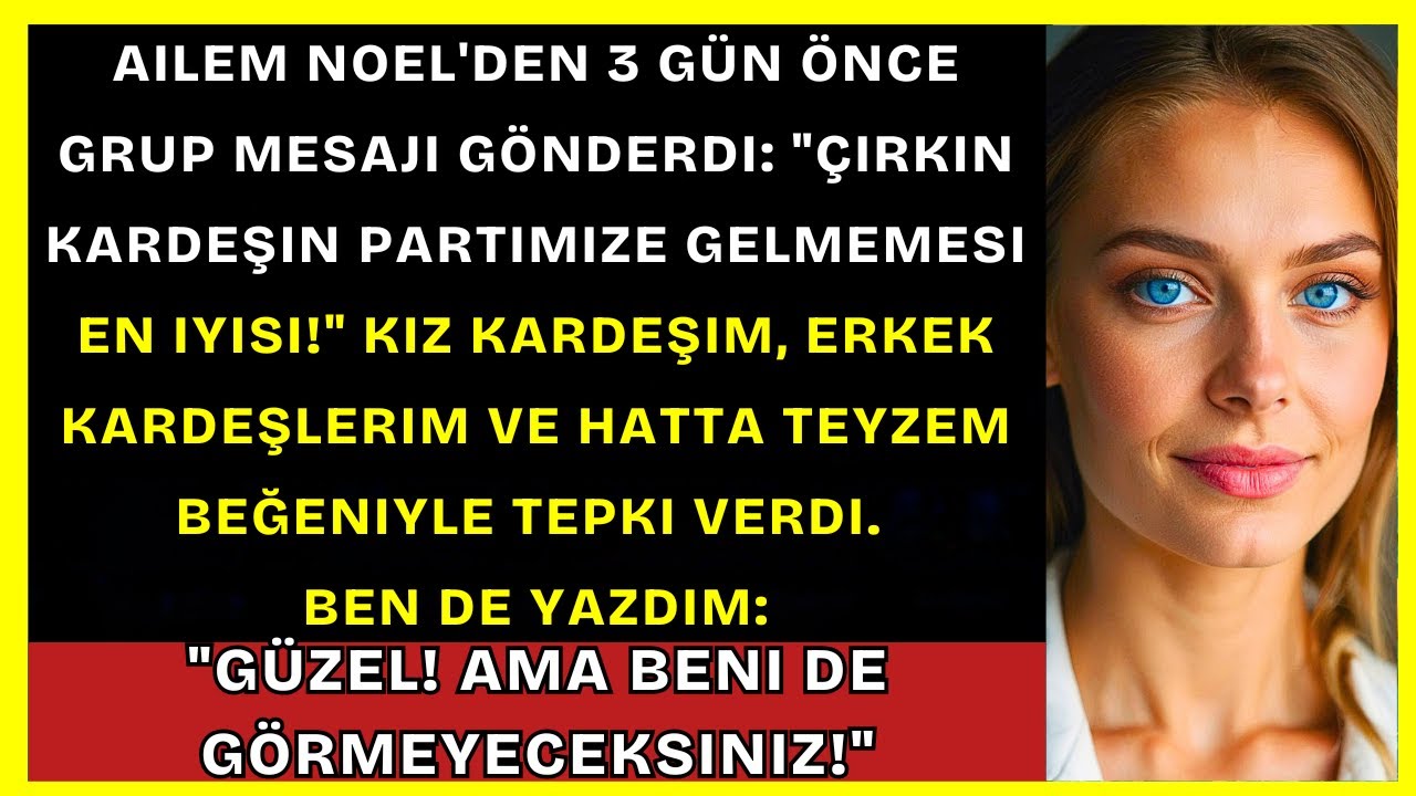 Aile Noel'den Önce Mesaj Gönderdi: 