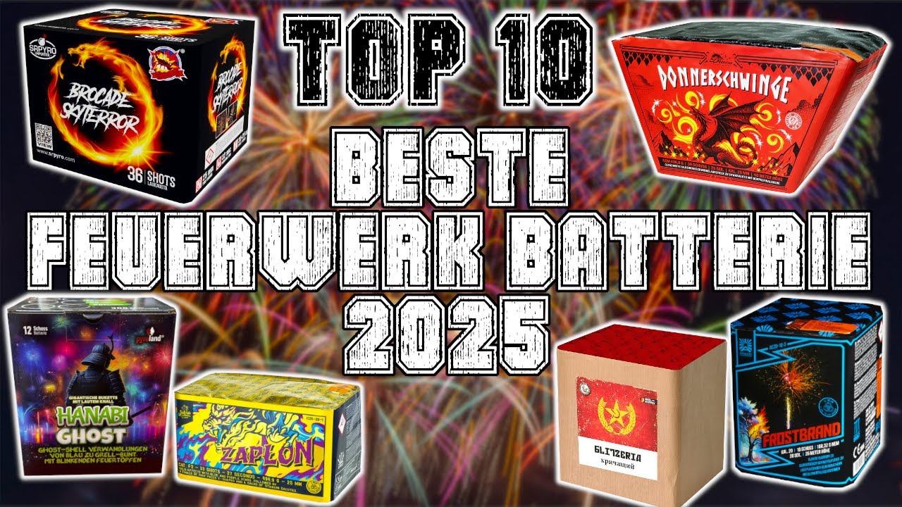 TOP 10 BESTE FEUERWERK BATTERIE FÜR SILVESTER 2025/2026 🚀💥