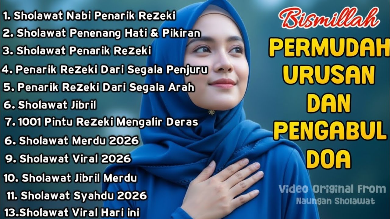 SHOLAWAT JIBRIL PEMBUKA PINTU REZEKI Astagfirullah SHOLAWAT NABI MERDU TERBARU 2026