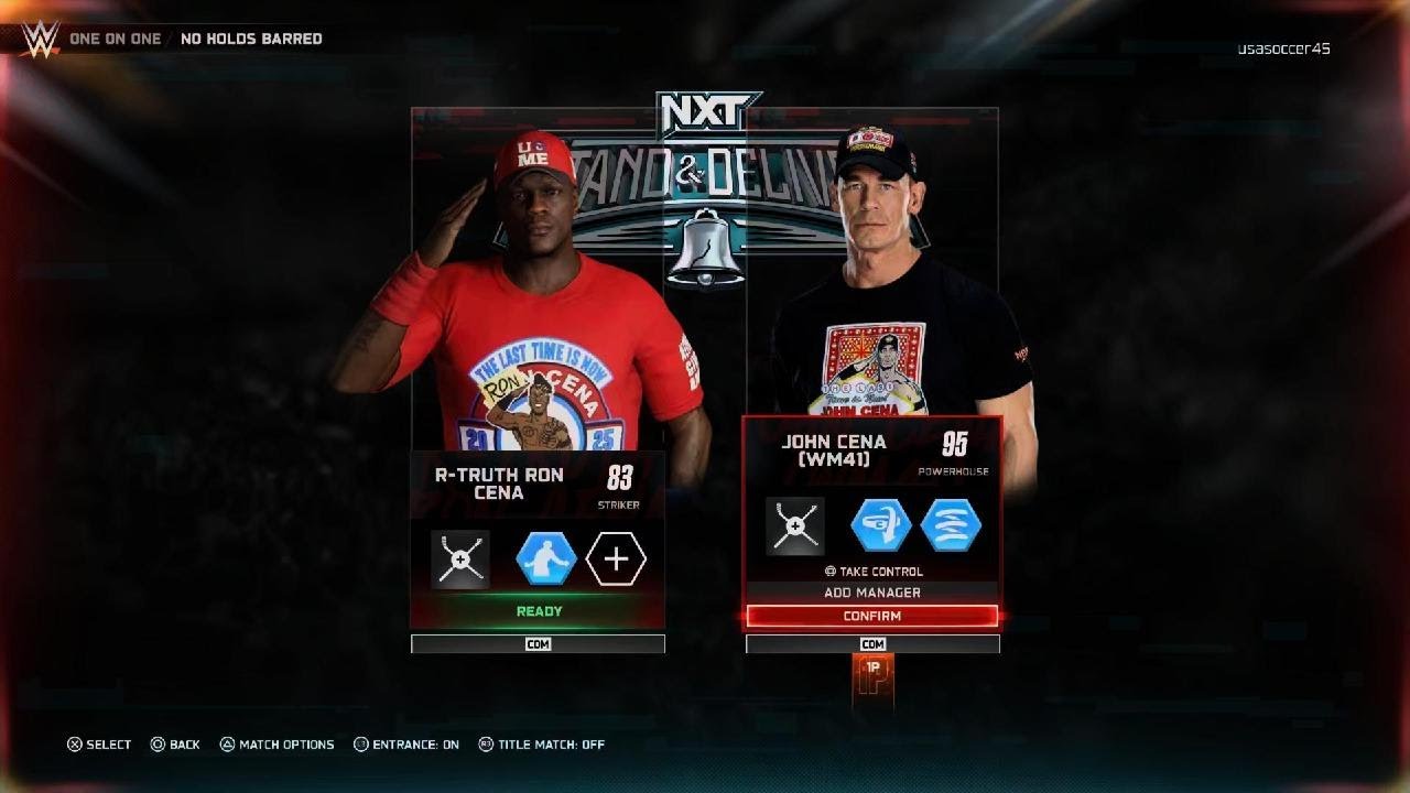 WWE 2K25 john cena vs ron cena 