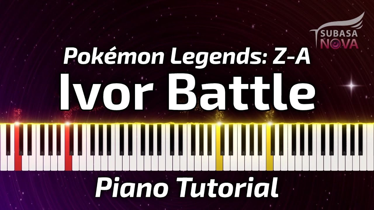 Ivor Battle - Pokémon Legends Z-A | Piano Tutorial & Sheet Music