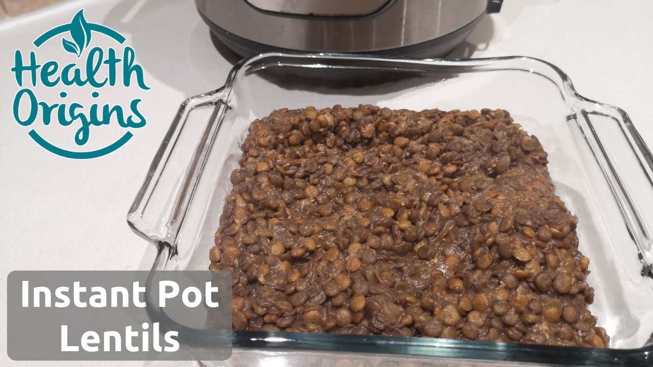 How to cook lentils (Instant Pot)