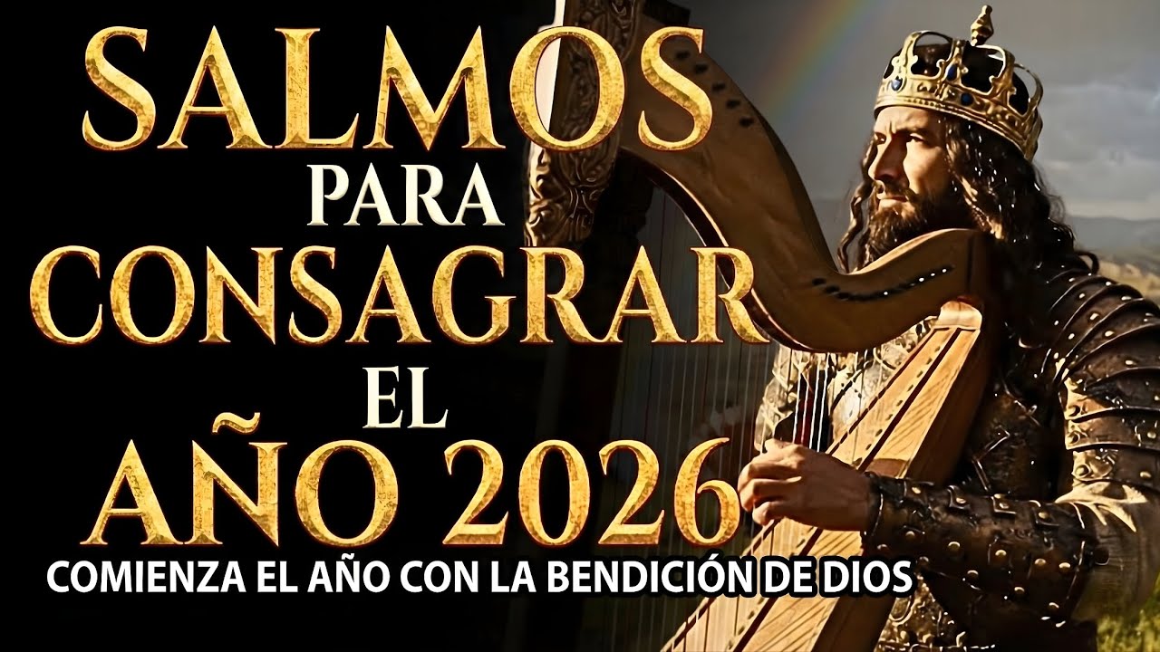 SALMOS PARA AGRADECER Y CONSAGRAR EL A&Ntilde;O 2026 | Salmos que David Cantaba Con Poder