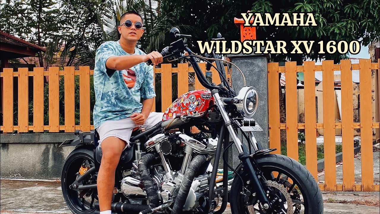 Yamaha Wildstar / Roadstar XV 1600 #yamaha #bobber #chopper #nightride 
