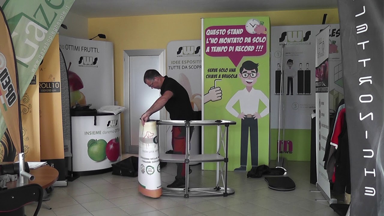 Desk Popup | il banchetto che si monta in 6/7 minuti | Versione 2019