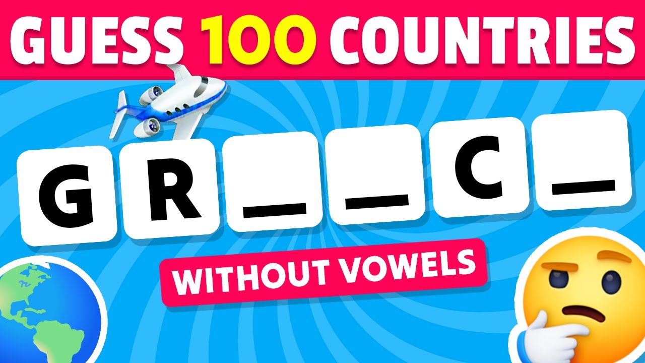 🚩 Can You Guess the Country Without Vowels? 🌎