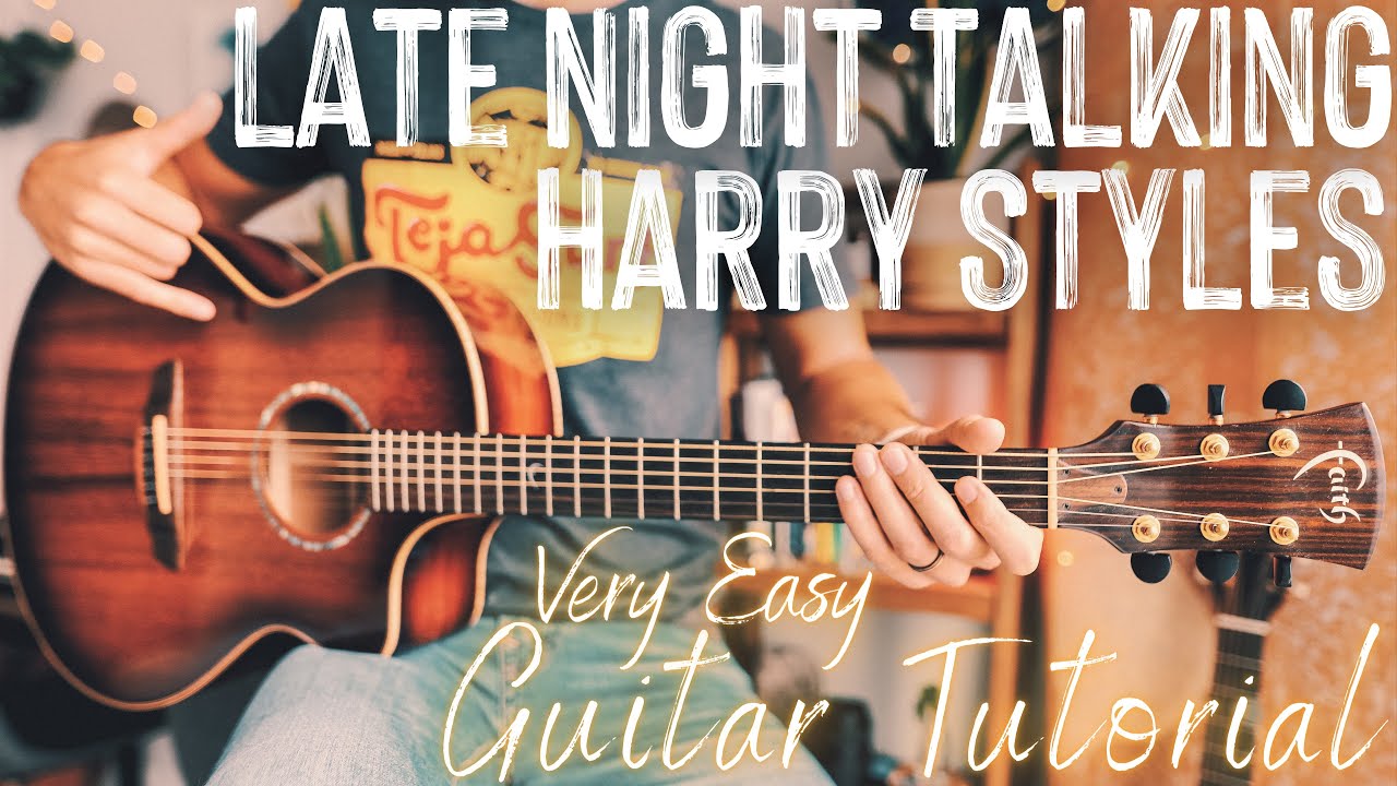 Late Night Talking Guitar Tutorial // Late Night Talking Harry Styles Guitar // Guitar Lesson #942