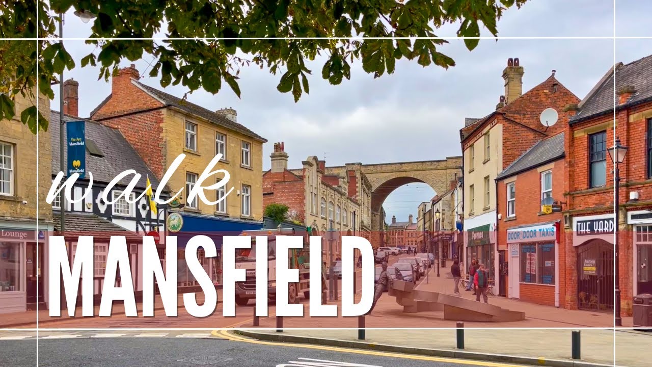 Mansfield Nottinghamshire | Town Walk 2025 | No AI used!