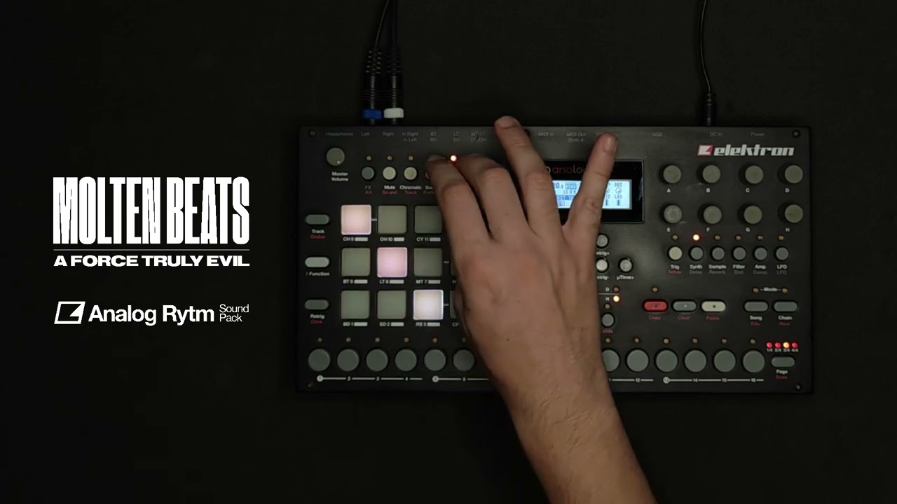 Molten Beats - Elektron Analog Rytm Sound Pack by A Force Truly Evil