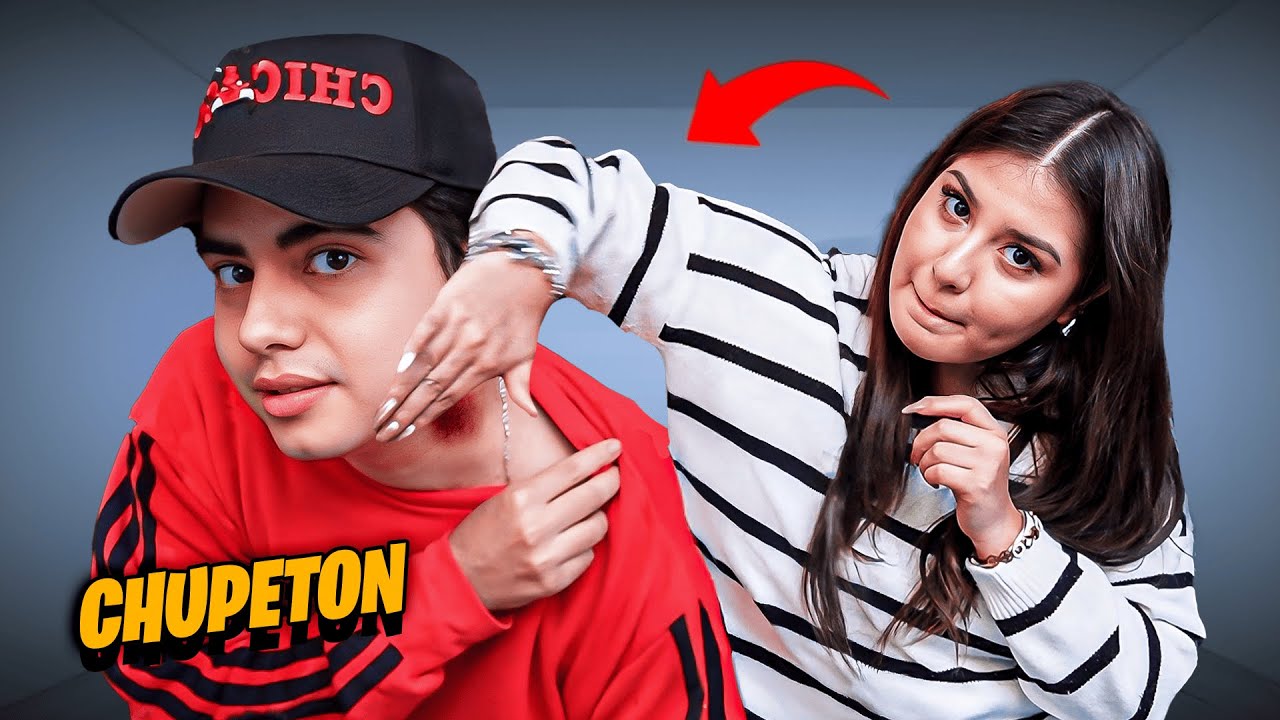 MI NOVIA ME DESCUBRE UN CHUPETON 😱💋 | (BROMA)