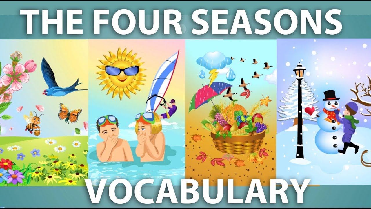 The Four Seasons of the Year Vocabulary