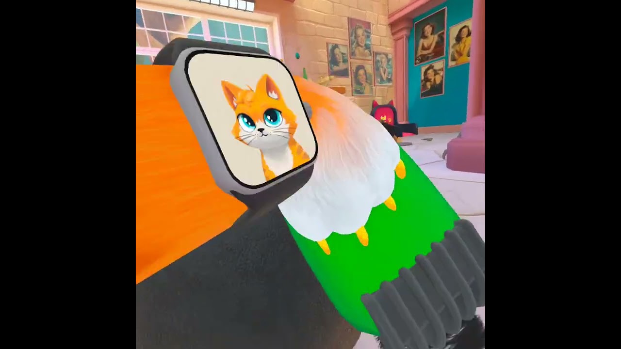 Playing I am cat but in a new area yay! 