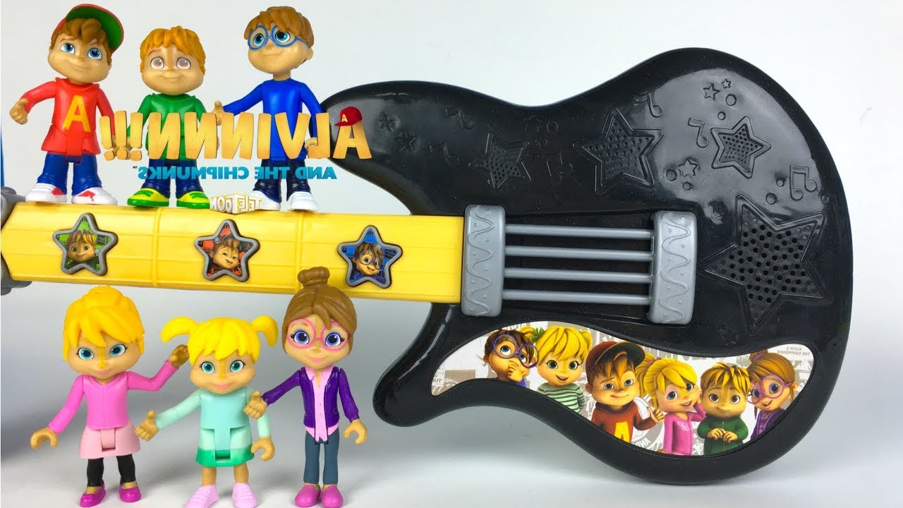 ALVIN AND THE CHIPMUNKS FUNK GUITAR WITH SONGS AND PHRASES FROM ALVIN SIMON & THEODORE - UNBOXING
