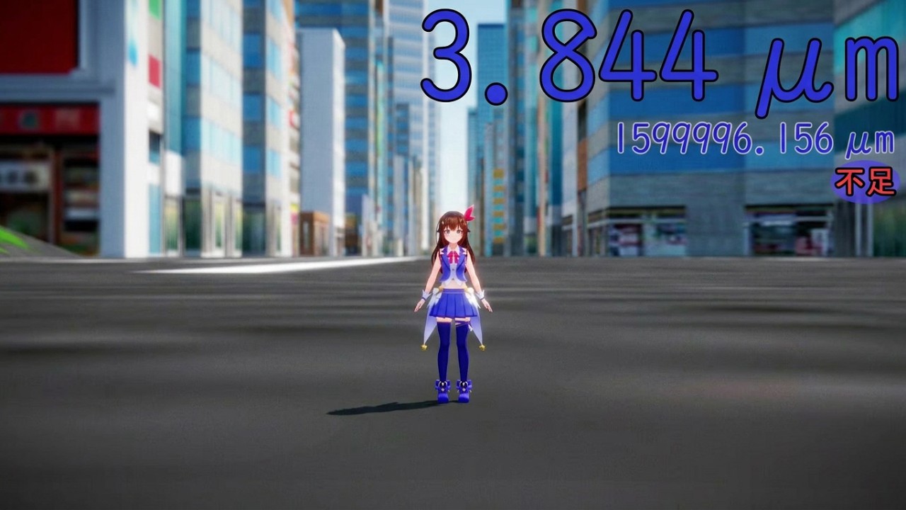 縮小病を克服しすぎてしまうときのそらで「メロメロイド」　ー　AviUtl2対応身長表示プラグイン メトリック表示