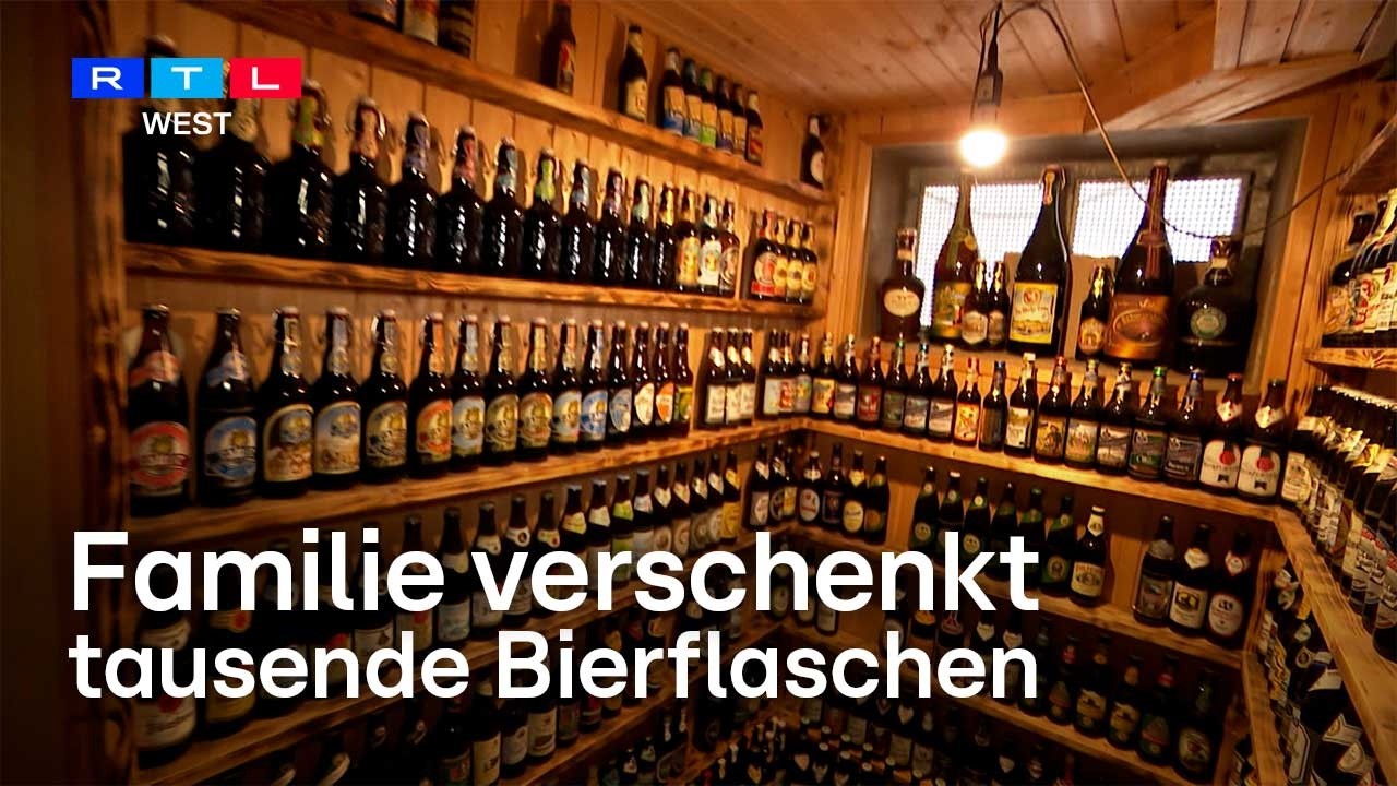Bierflaschen-Sammlung wird aufgelöst – Familie will mehr als 10.000 Stück loswerden | RTL WEST