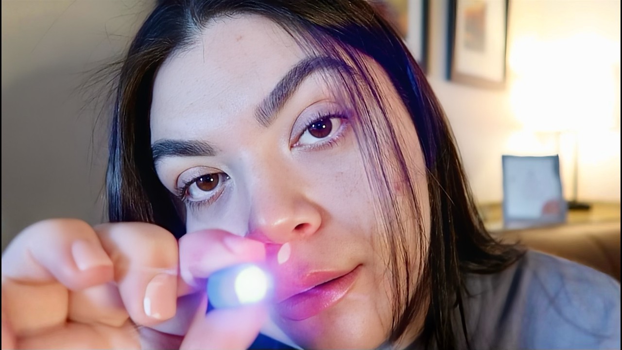 ASMR Cranial Nerve Testing & Head Exam | Palpations, Sensory Testing, Measuring - Soft Spoken POV