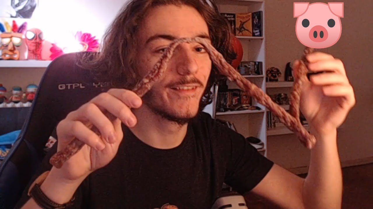 ASMR FRANCAIS - Je mange du porc