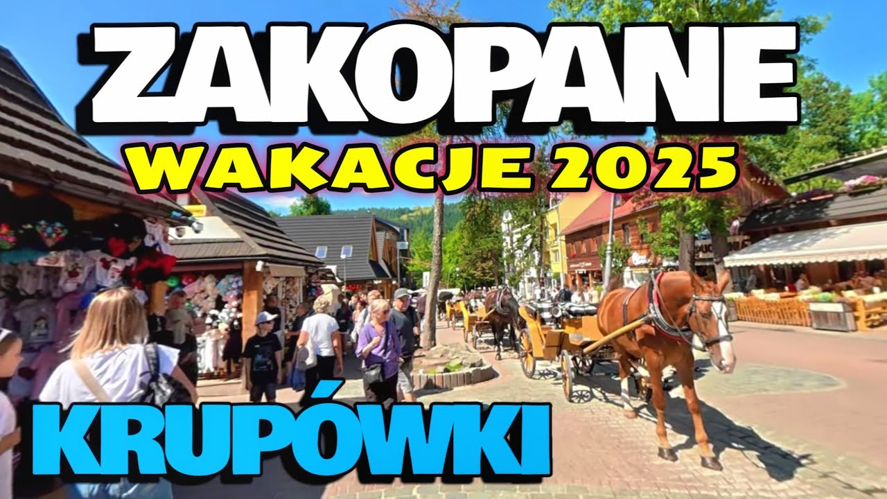 ZAKOPANE 2025 | Spacer po Krupówkach przed południem | Bez tłumów