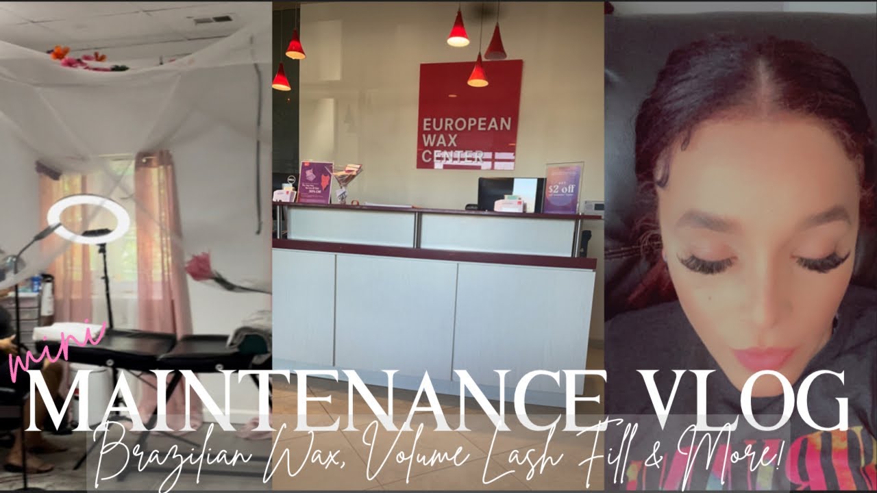 MAINTENANCE VLOG 2022 | VOLUME LASHES, BRAZILIAN WAX & MORE! | CARIBONNITA